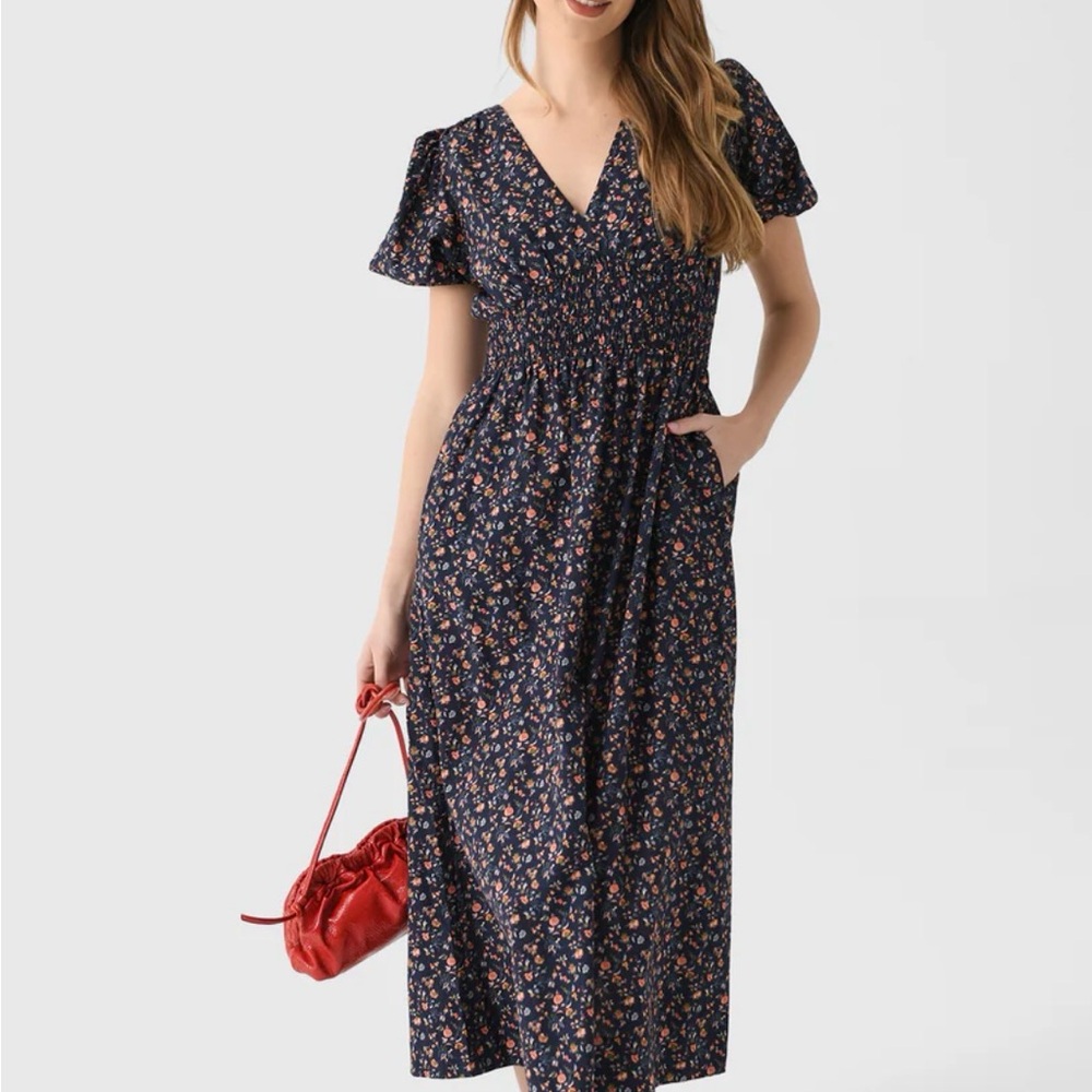 Trovata Floral Sonia Midi Dress